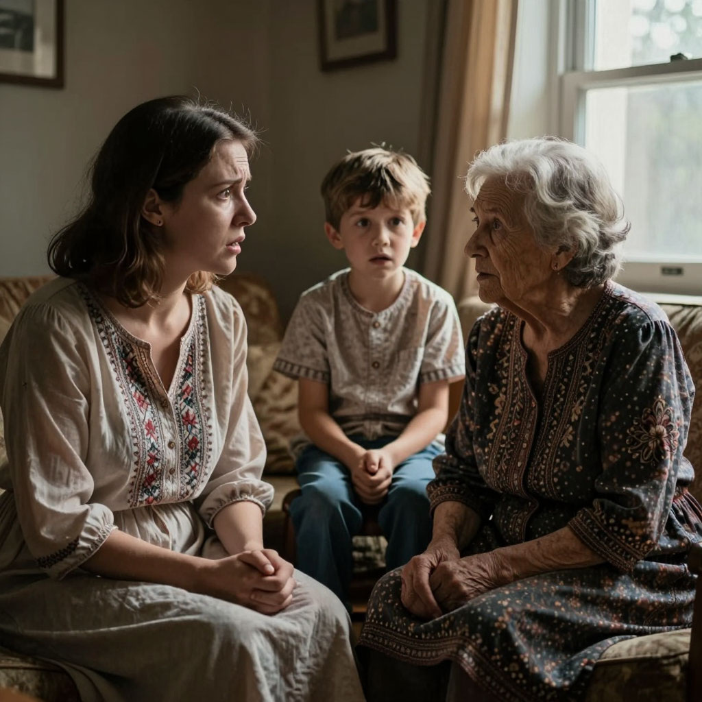 Лучше избегать замечаний бабушке в присутствии ребёнка.