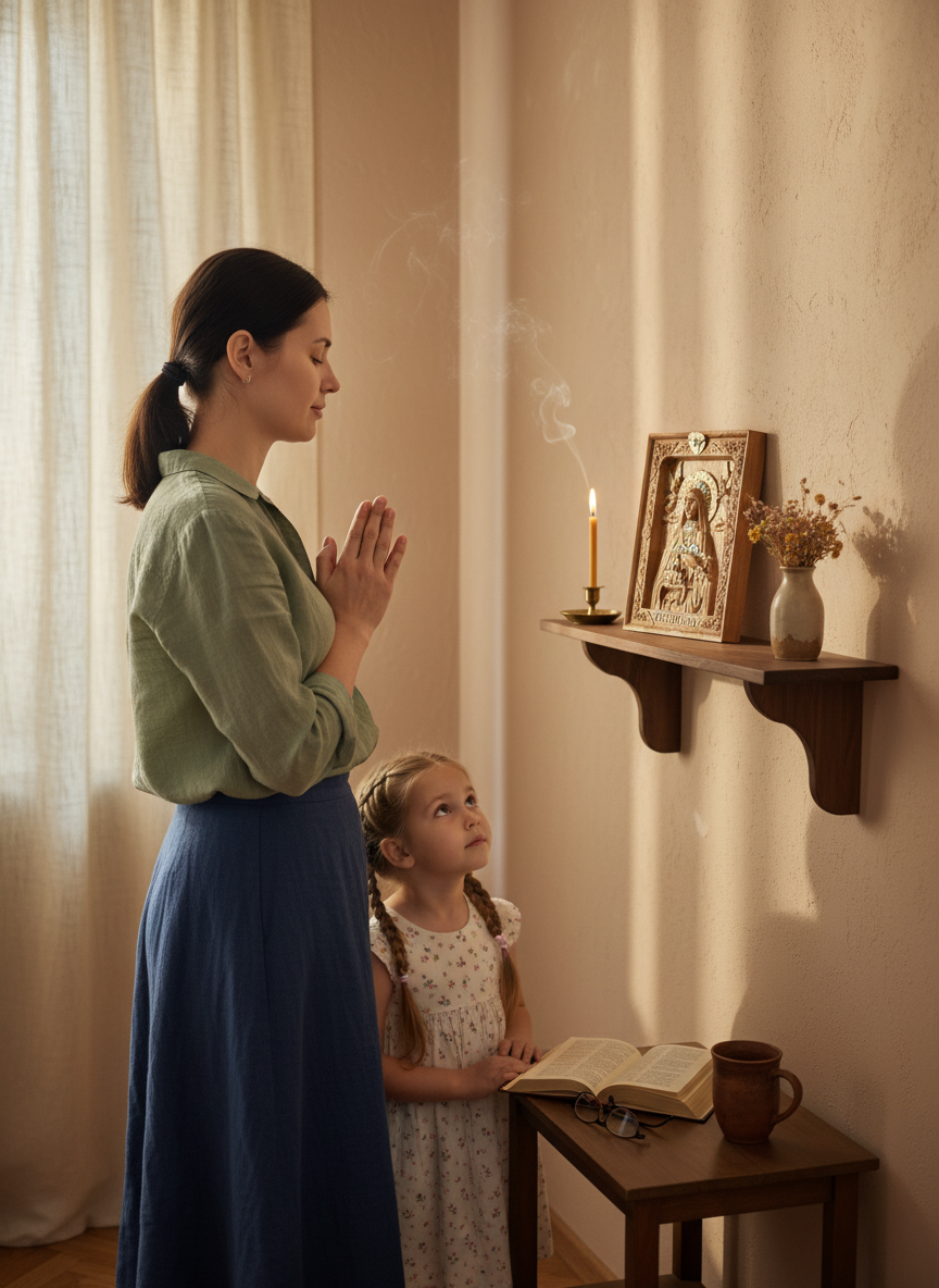 Икона Ангелина Сербская — православная икона, выполненная как деревянная резная икона ручной работы.