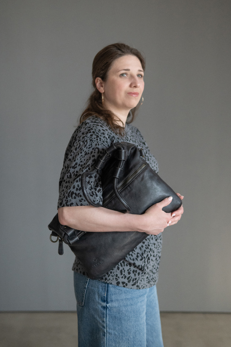 Женская сумка Мари Милано Балаяж 7901 (тёмно-серая)