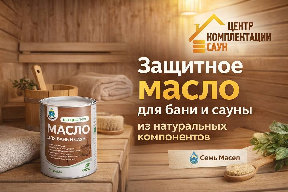 Масло семь масел для бань и саун