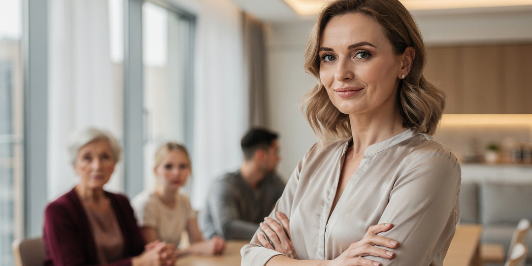 «Это мои накопления, и я никому их не отдам» — сказала она свекрови, мужу и его брату, сидевшим в её гостиной