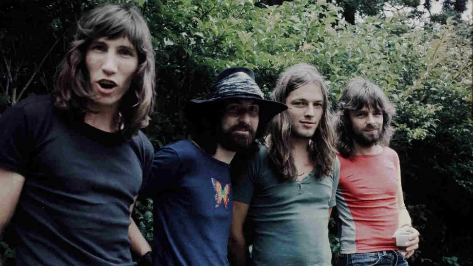 Pink Floyd в начале 1970-х: (слева направо) Роджер Уотерс, Ник Мейсон, Дэвид Гилмор, Рик Райт (фото предоставлено Ко Хасебе/Shinko Music/Getty Images)