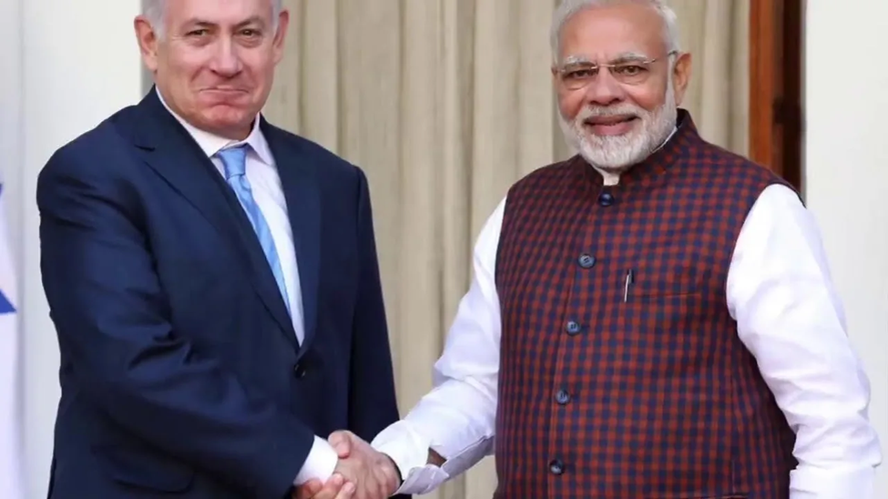 Биньямин Нетаньяху и Нарендра Моди