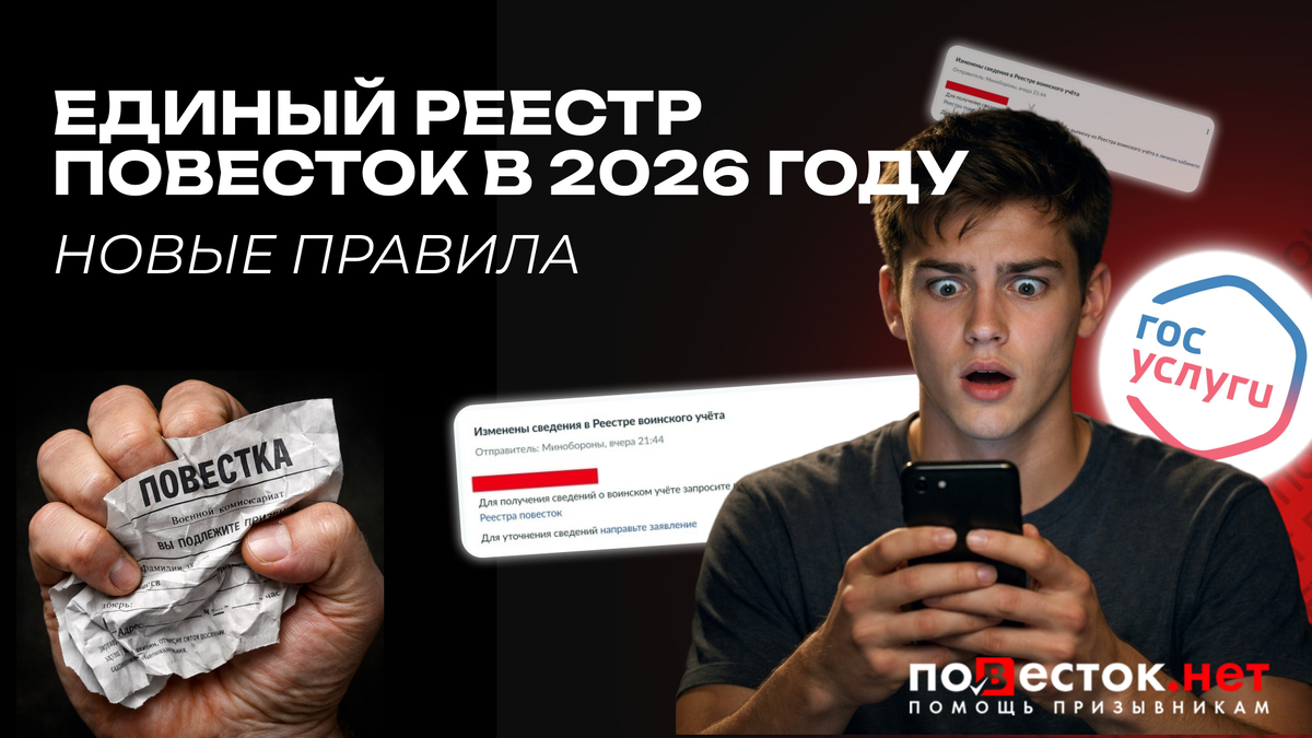 Единый реестр повесток в 2026 году: как он работает и что это значит для призывника