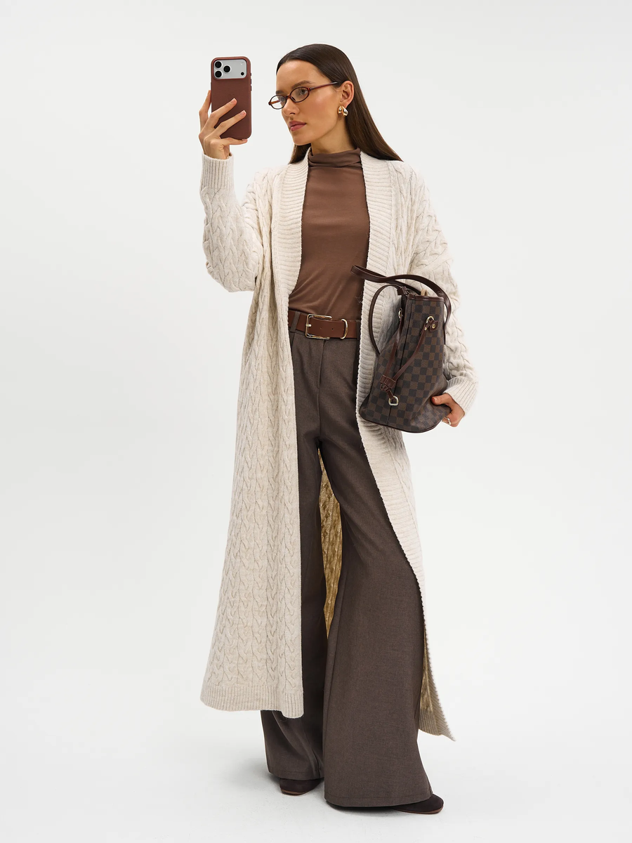 кардиган спицами