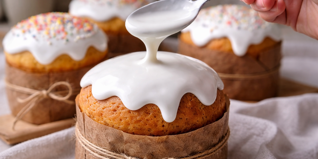 Глазурь для кулича, которая не липнет и не крошится. Нашёл вариант без нервов