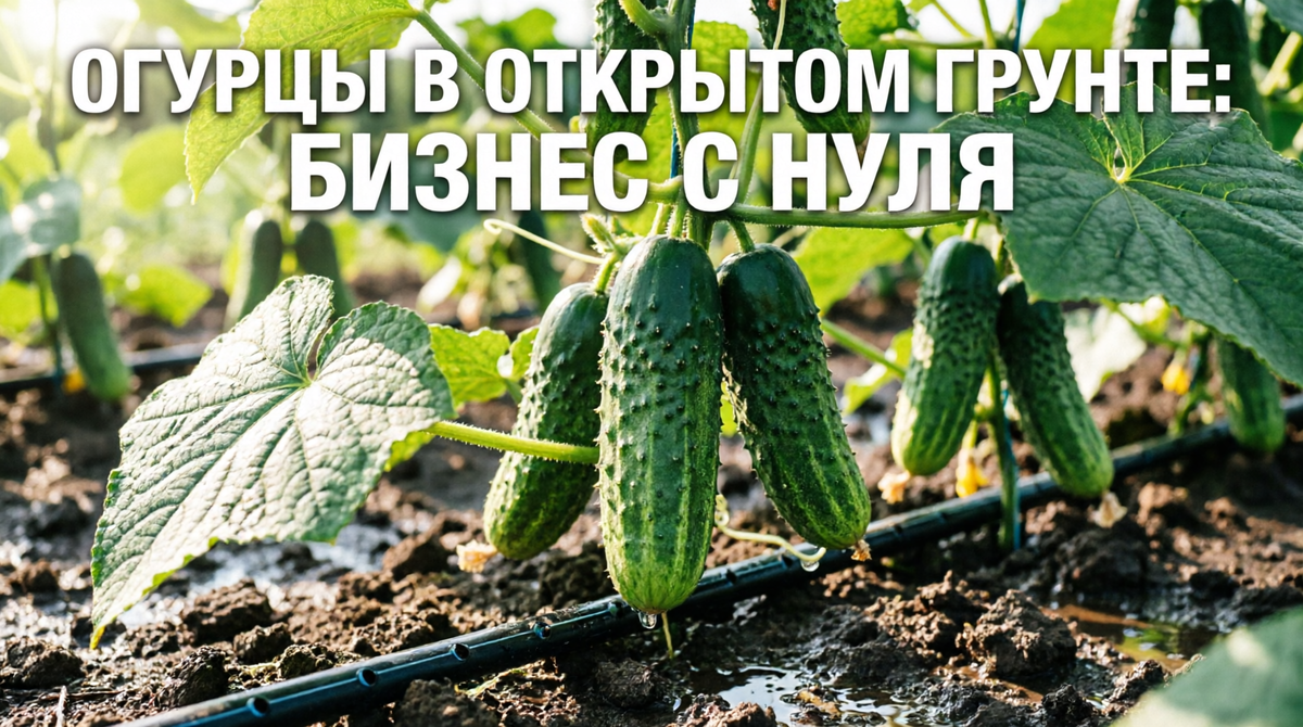 Выращивание огурцов в открытом грунте