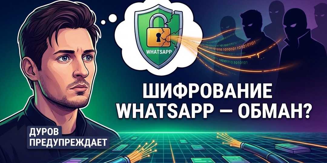 Шифрование WhatsApp - грандиозный обман?
