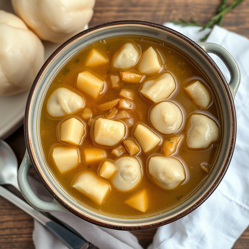 Суп с галушками по-полтавски