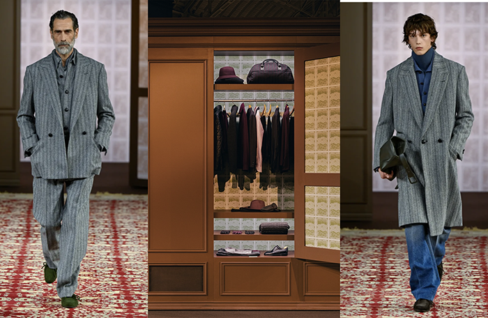    Показ Zegna осень-зима 2026/27 проходил в декорациях гардеробной, а коллекция получила название A Family Closet