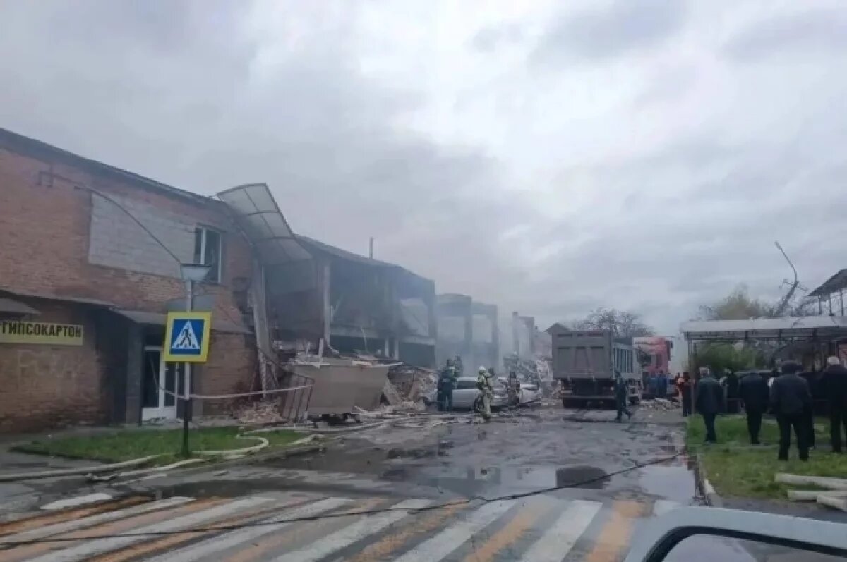    Режим ЧС ввели во Владикавказе из-за взрыва на складе пиротехники