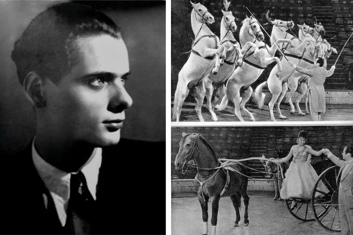 Юрий Ермолаев и его конные номера, фото: ruscircus.ru