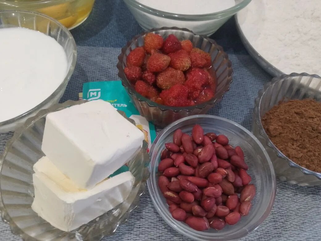 Ингредиенты для приготовления пирога