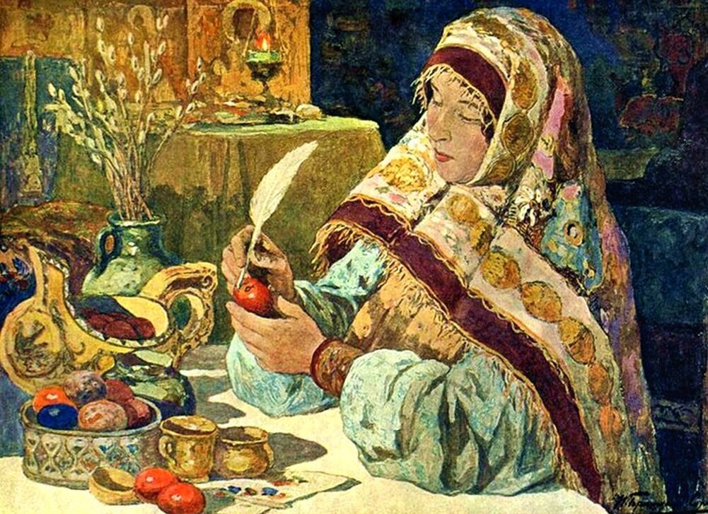 И. С. Горюшкин-Сорокопудов «Канун Пасхи в старину»