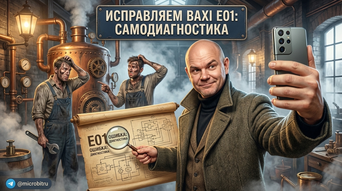    Пошаговое руководство по исправлению ошибки E01 на котле Baxi. as7