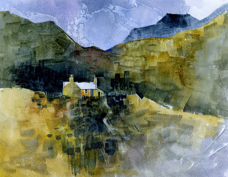 © Пол Стивен Бэйли (Paul Steven Bailey). Горный коттедж. 