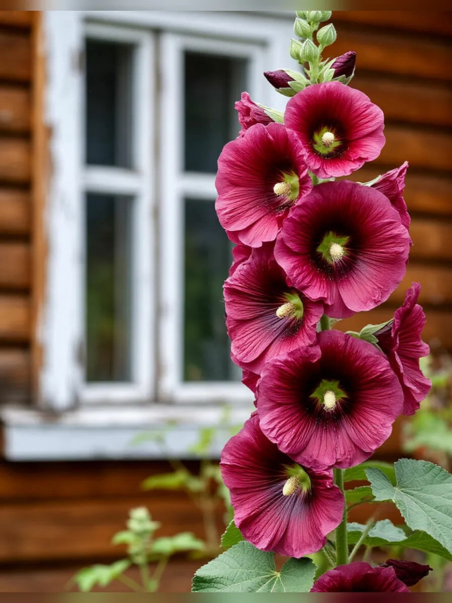 Мальва или шток-роза /фото: просторы интернета