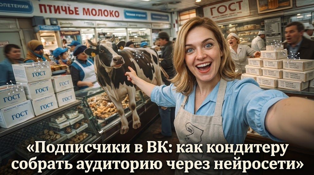    Продвижение кондитера в ВК через нейросети admin