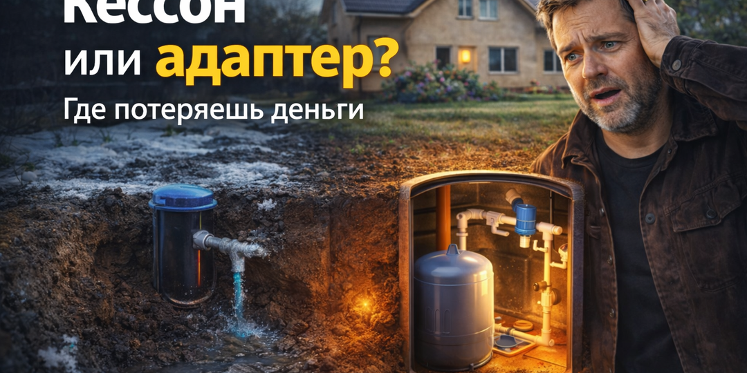 Кессон или адаптер: Как выбрать и сэкономить на скважине в 2026