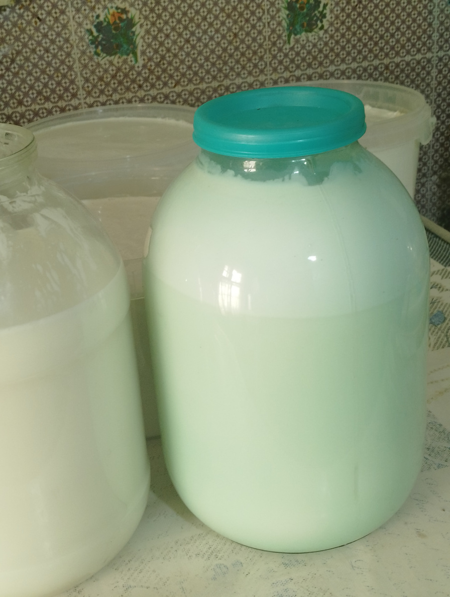 То самое вкусное молоко со сливками.