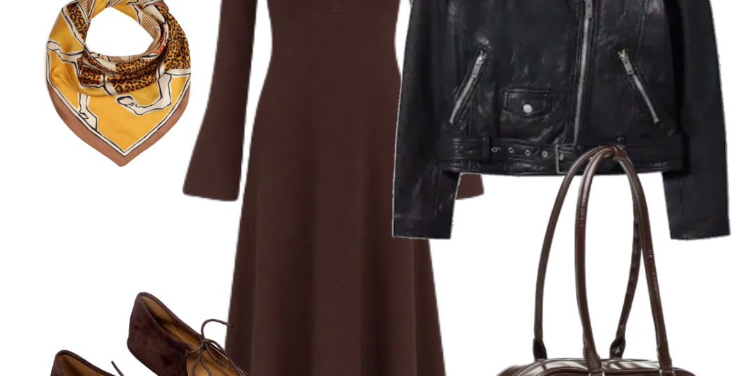 От повседневного до делового: 10 гармоничных ансамблей с кожаной курткой на весну