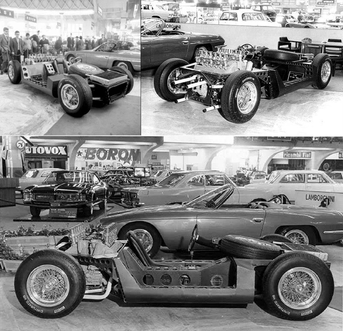 Miura на Туринском автосалоне 1965 год