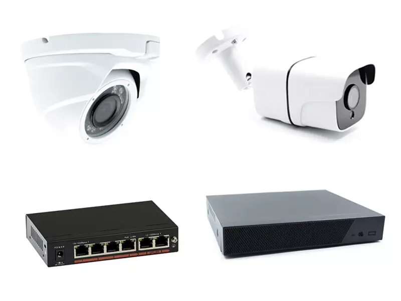 Готовый комплект видеонаблюдения на 2 камеры