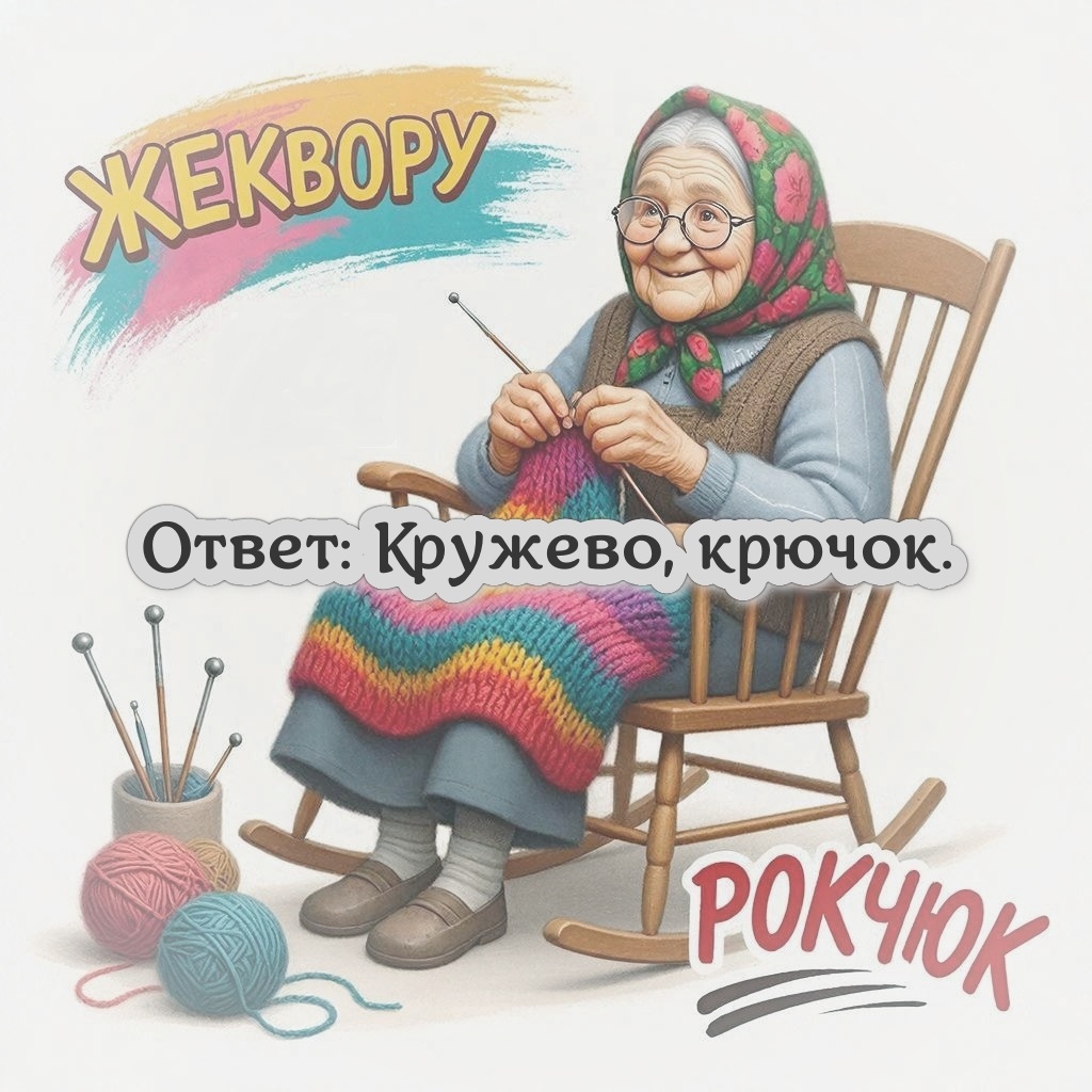 Кружево, крючок.