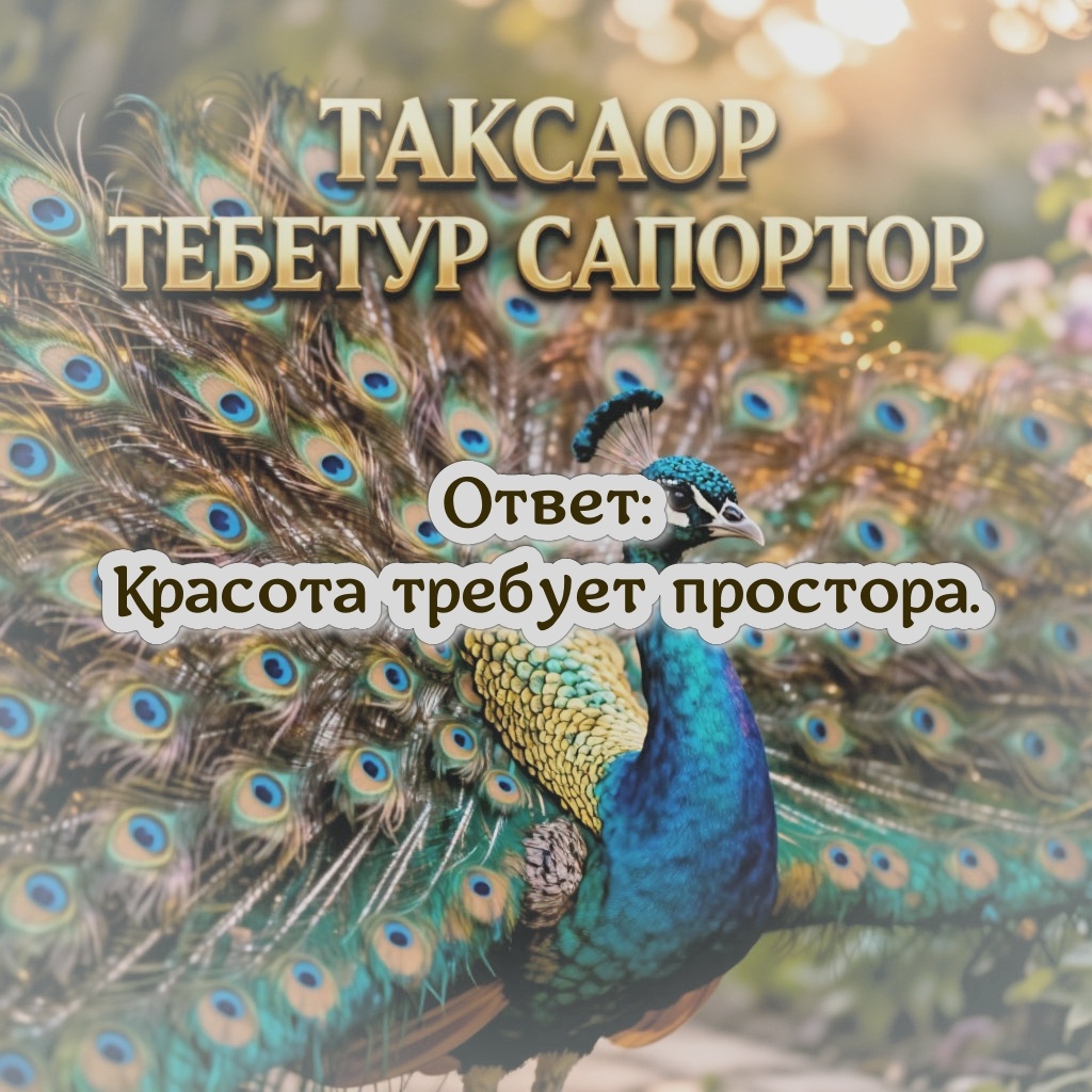 Красота требует простора.