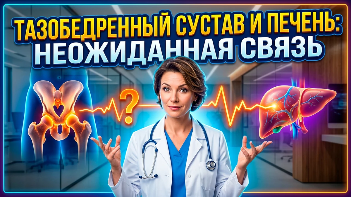 Какая связь между тазобедренным суставом и печенью