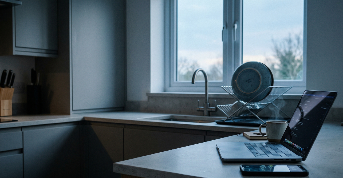 Та самая глубокая тарелка. Чистая. И ничьих чужих чемоданов в прихожей.