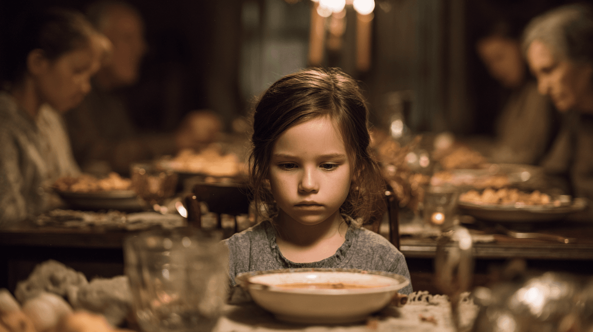 Когда ты сидишь перед тарелкой ненавистной еды, кажется, что весь мир против тебя