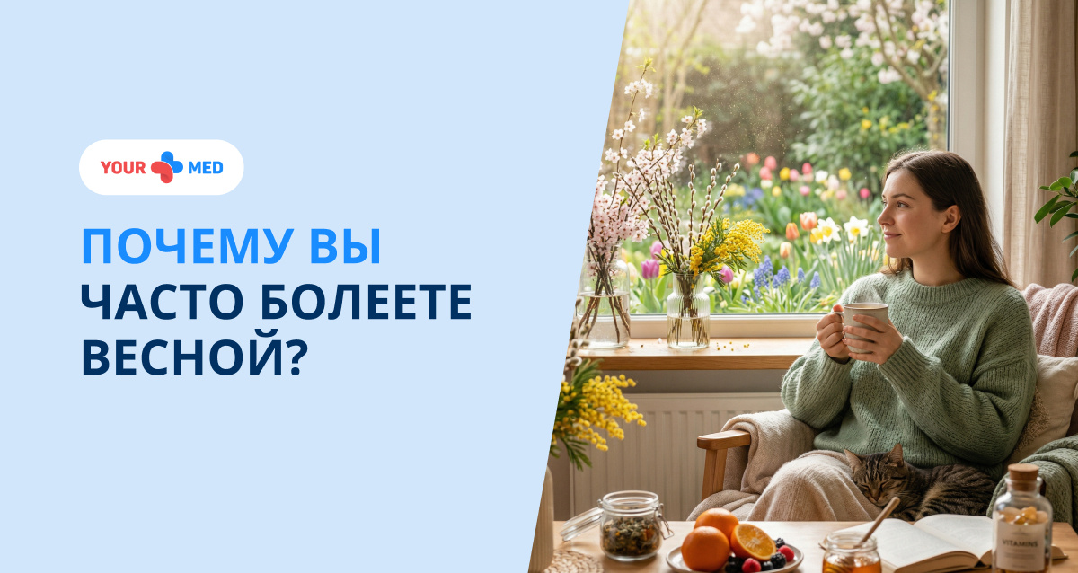 После зимы организм ослаблен, и даже незначительные факторы могут влиять на иммунитет. Разбираем скрытые причины частых простуд. 
