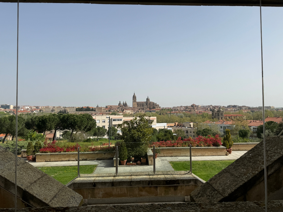 Вот такой вид из окон отеля открывается