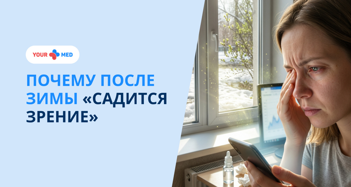 Почему глаза устали, теряют чёткость и как поддержать зрение после холодных месяцев.
