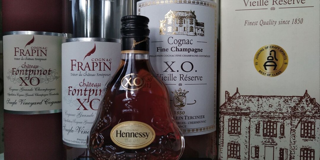 Hennessy XO, Chateau Fontpinot XO, Vallein Tercinier XO. Сравнение