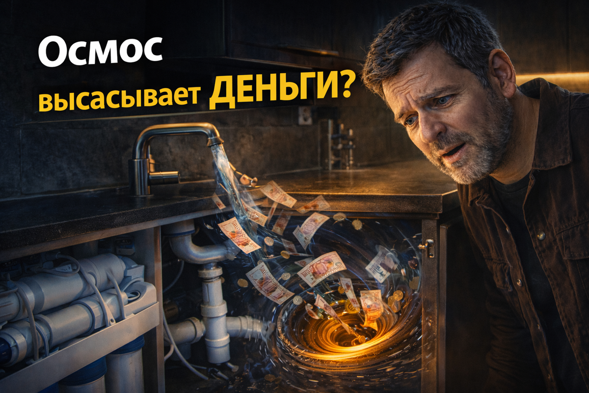 Обратный осмос в коттедже: спасёт ли вас фильтр за 20 тысяч или зря потратите деньги?