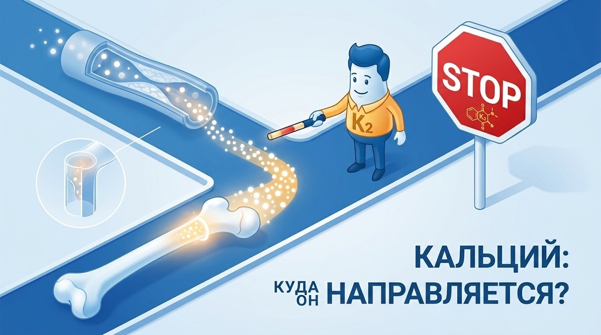 Кальций для костей или кальций в сосудах: почему миф о вреде добавок опасен для ваших костей