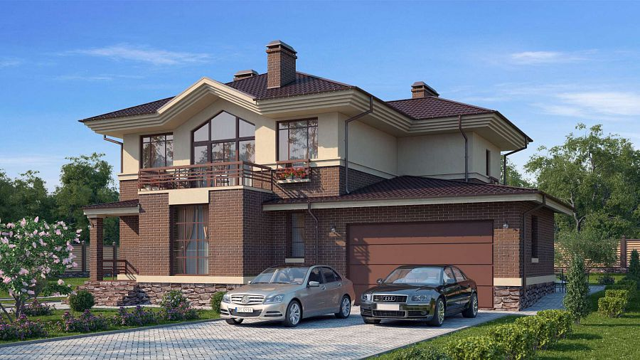 Как правильно обустроить встроенный гараж для коттеджа