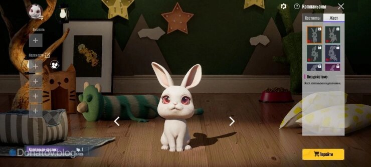    Компаньон-кролик в Мастерской