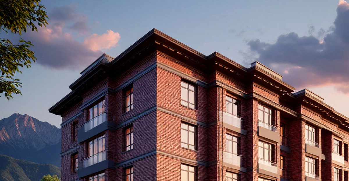 Фасад из клинкера