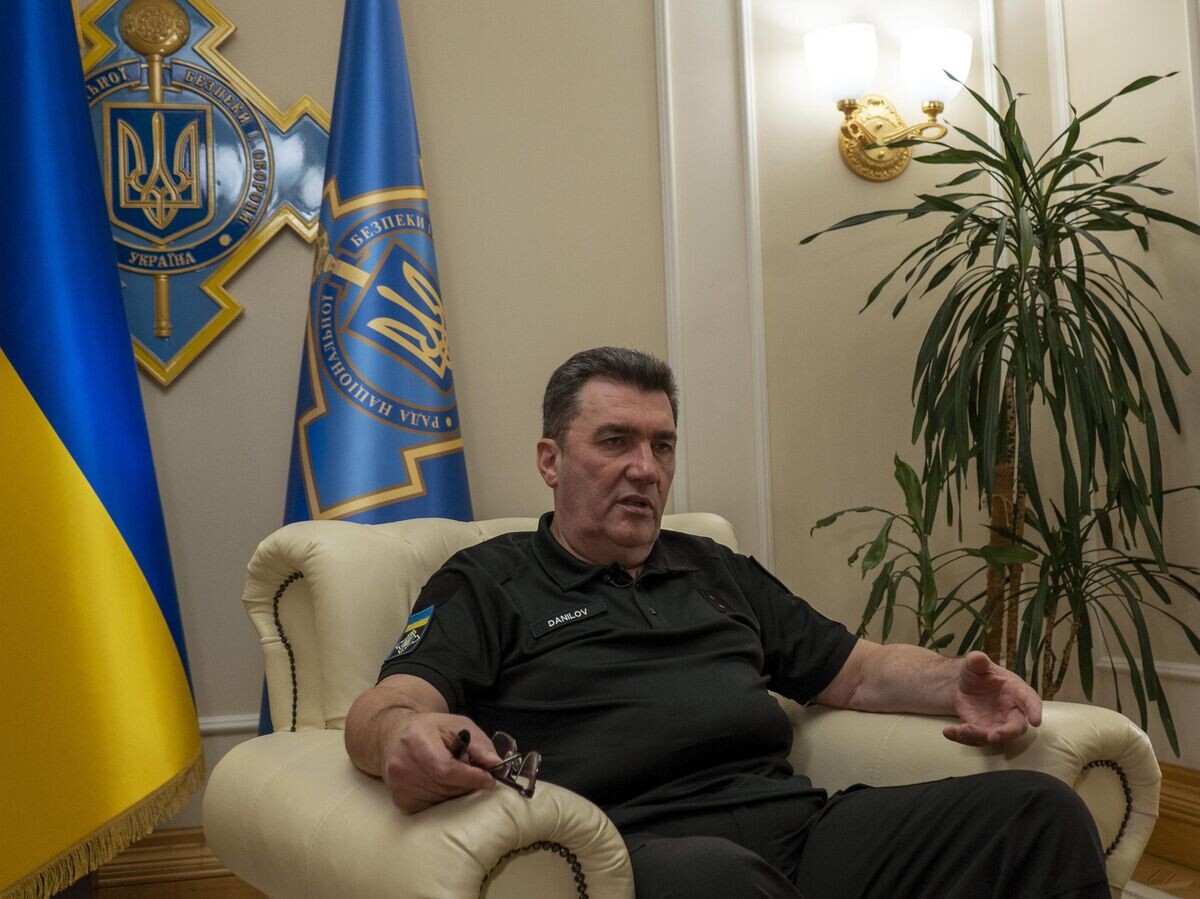    Секретарь Совета национальной безопасности и обороны Украины Алексей Данилов | © AP Photo / Hanna Arhirova