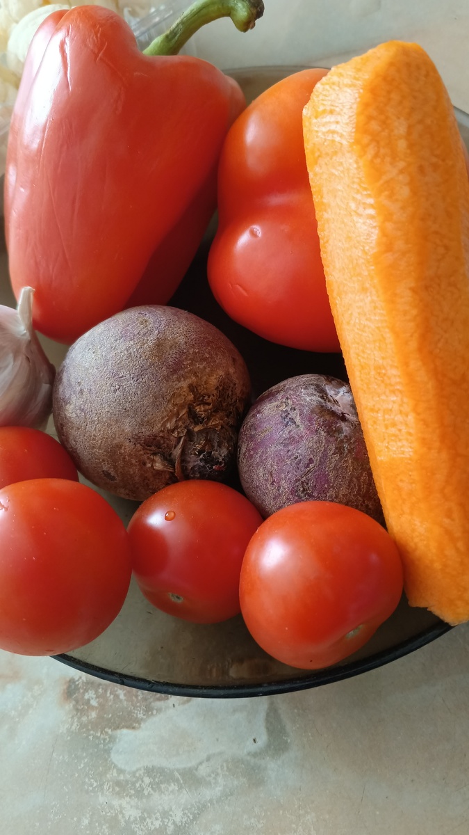 фото автора: приготовила овощи для ферментации