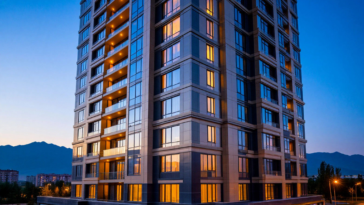 межэтажное крепление вентфасада