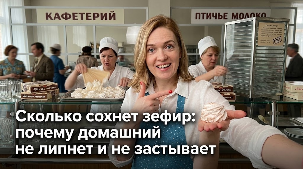    Процесс стабилизации и сушки домашнего зефира admin