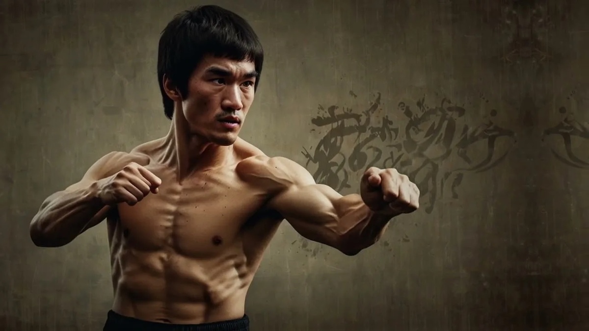 Один из самых известных фильмов Брюса Ли - "Кулак ярости"