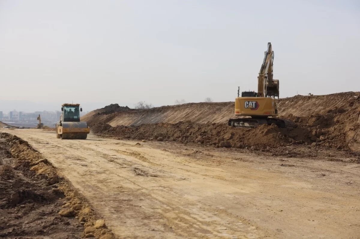    Новую дорогу к Солнечному в Красноярске строят с опережением графика