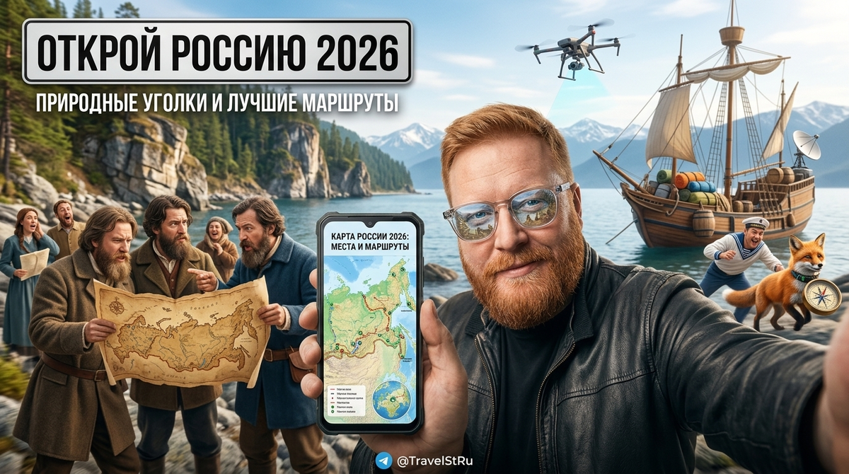 Уголок России: природные уголки и туристические маршруты по России в 2026 году