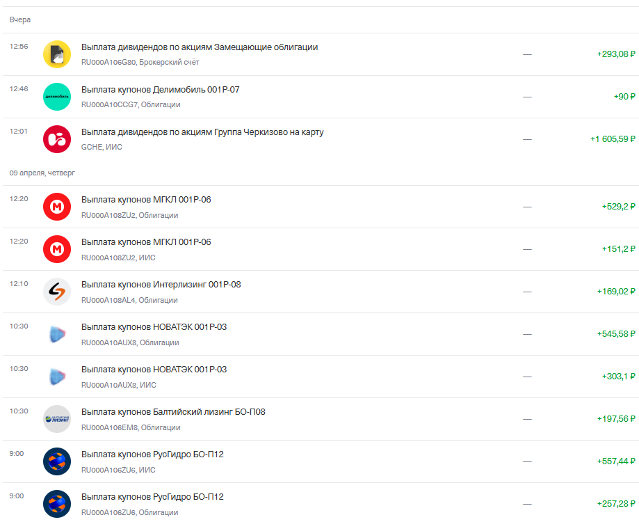 выплаты часть 1