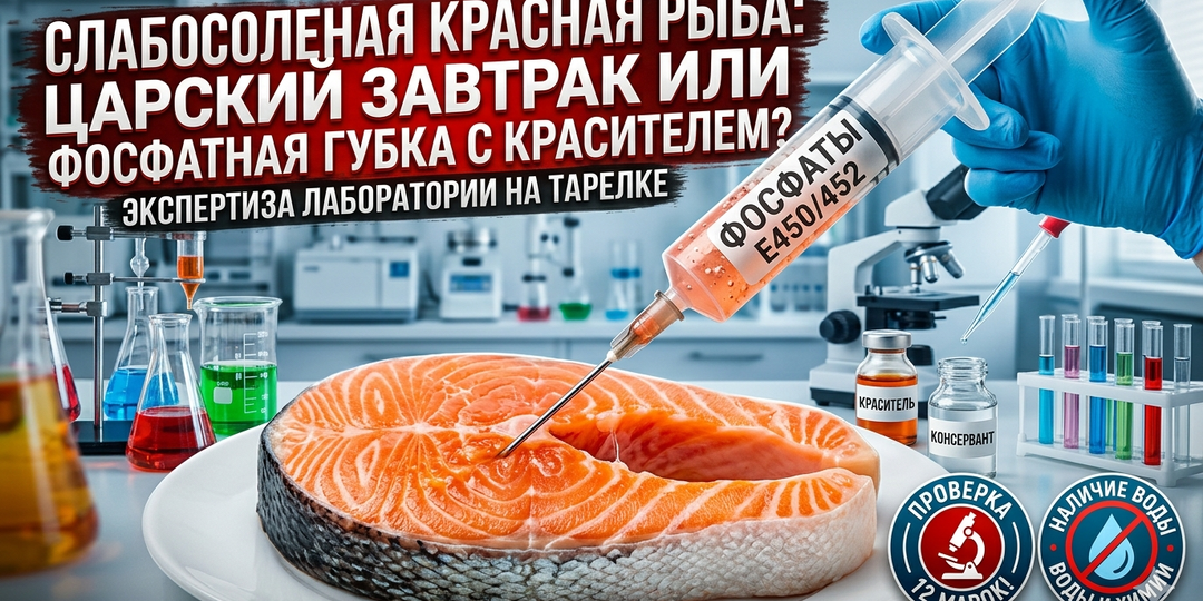 Слабосоленая красная рыба: Царский завтрак или фосфатная губка с красителем?